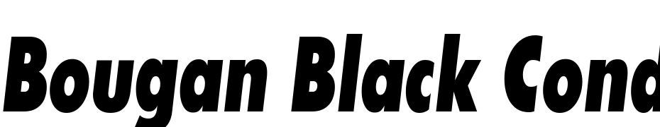Bougan Black Condensed SSi Bold Font Download Free